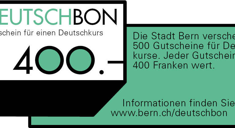 «Deutsch-Bon» – Ein Pilotprojekt der Stadt Bern